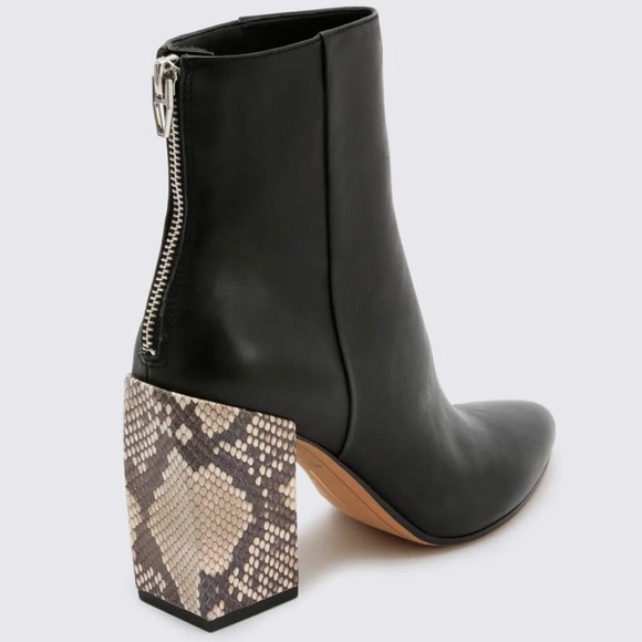 🍃💕Dolce Vita Leather Contrast Block Heel Bootie - Picture 5 of 8